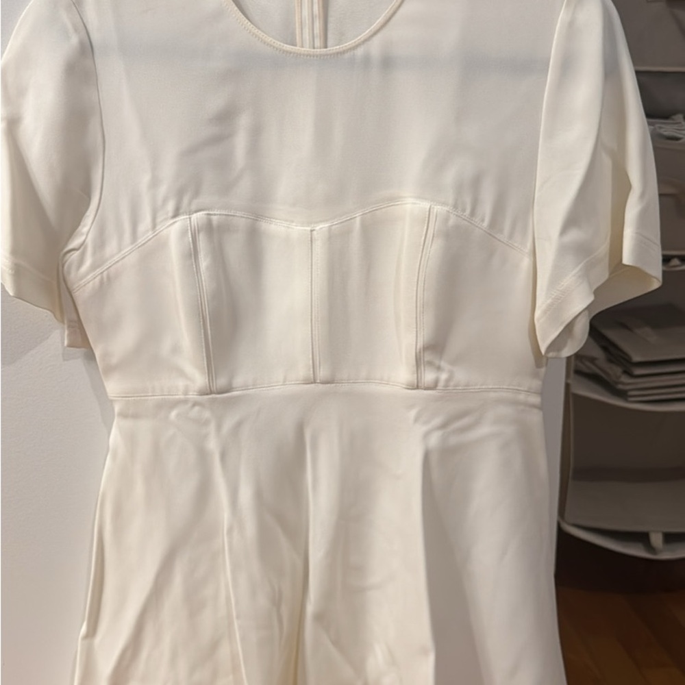 Proenza Schouler Elegant Cream Tunic Blouse